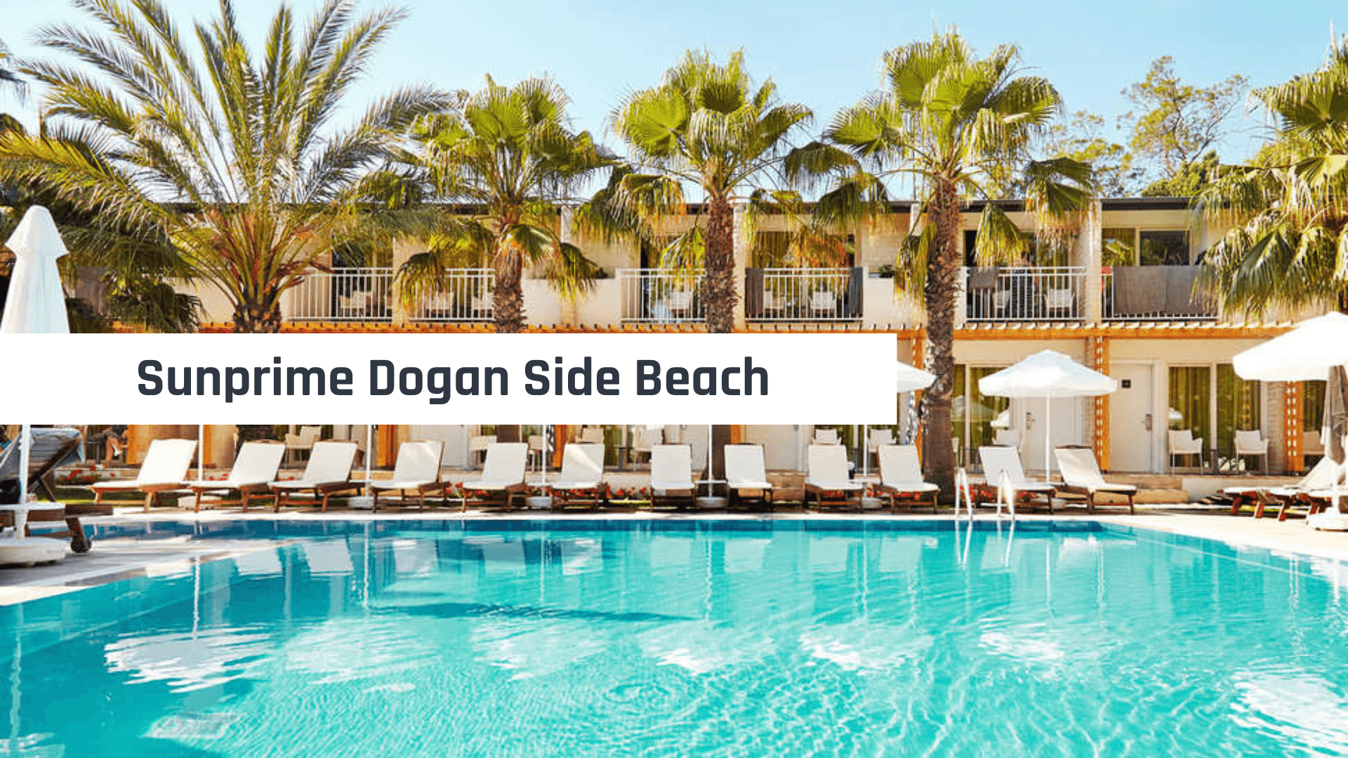 Adults Only hotel Turkije Sunprime Dogan Side Beach