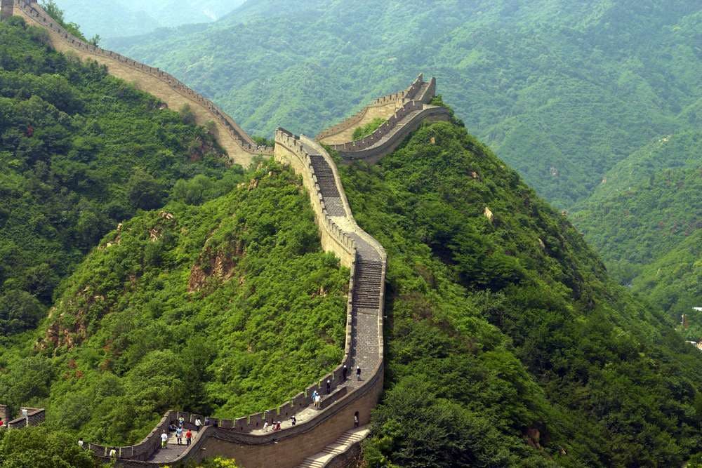 Virtueel reizen Chinese muur