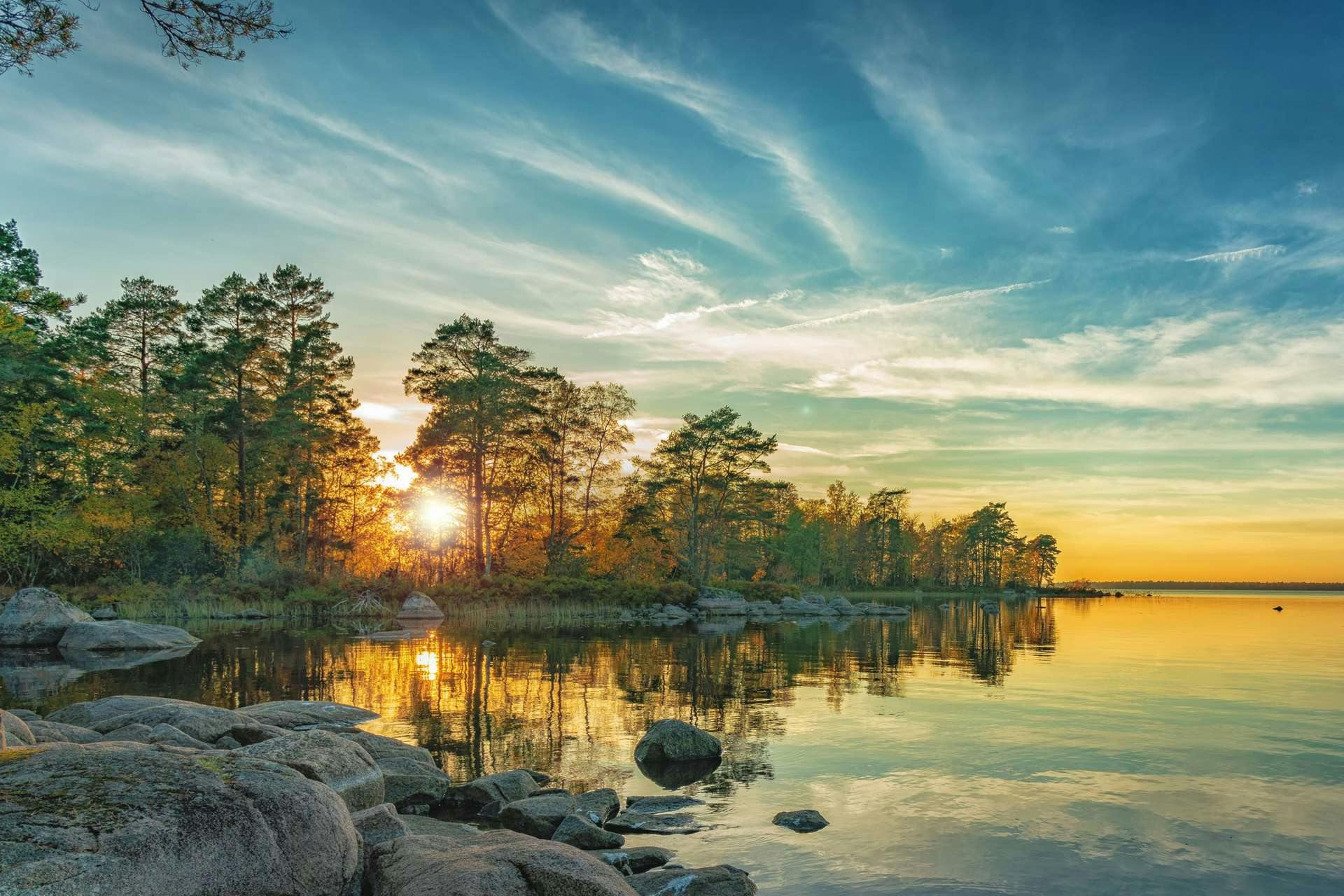 Zweden landschap natuur herfst
